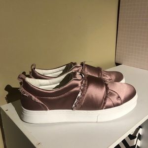 Size 11 Silk Sam Edelman Flatform Slip Ons